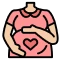 Pregnancy Massage Icon